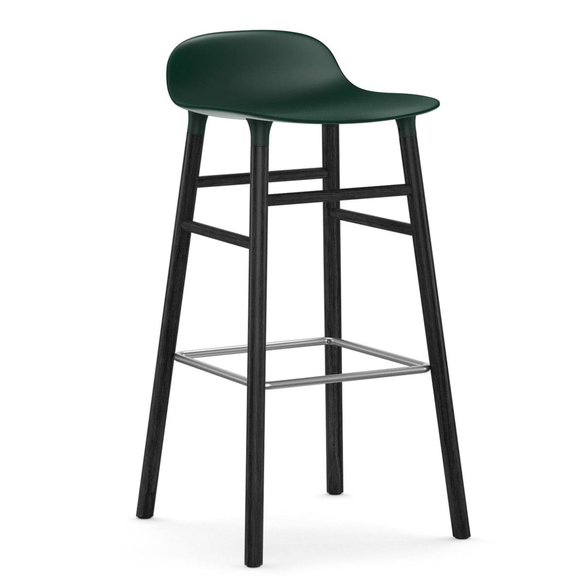 Black Green Barstool 75 cm W950