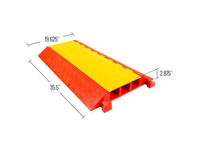 3-Channel Heavy Duty Modular Cable Ramp Protector S99594