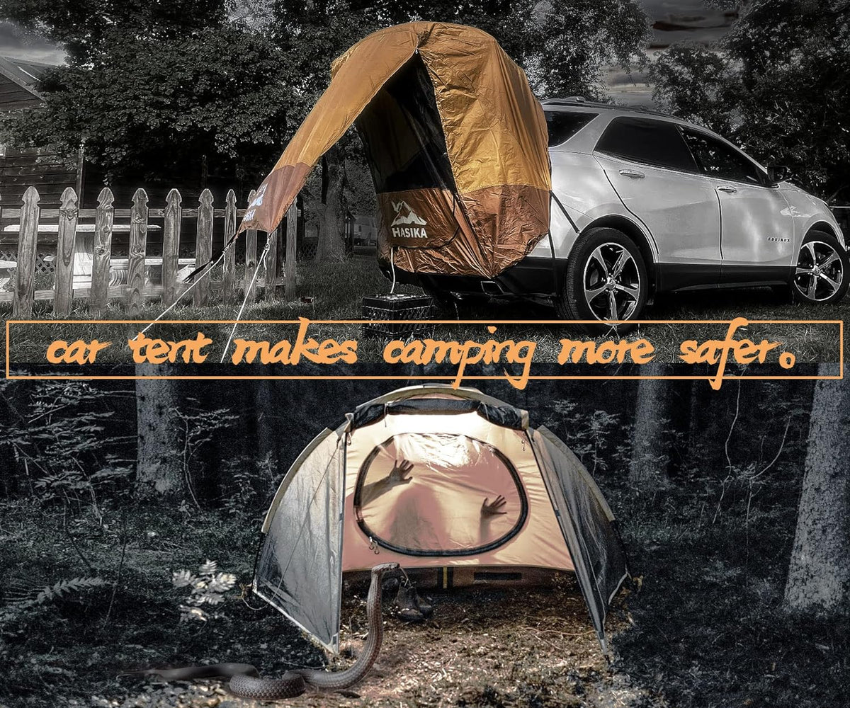 Yellow Waterproof Awning Tent for SUV T652175