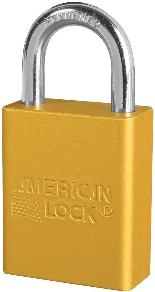 6 Pack Solid Aluminum Body Padlock S882936