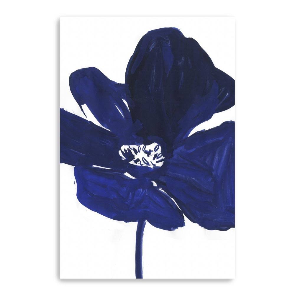 Indigo Petal Canvas Giclee P32230