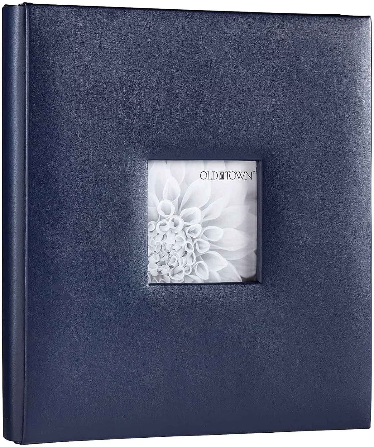 Large Photo Album Holds 400 4x6 Photos Leather Navy A127638
