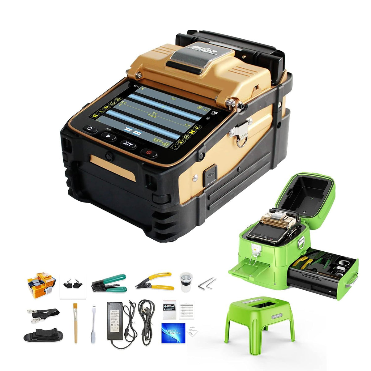 Fusion Splicer Toolbox Kit with Optical Fiber Cleaver S68283