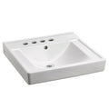 White Wall Mounted Bathroom Sink Z3050