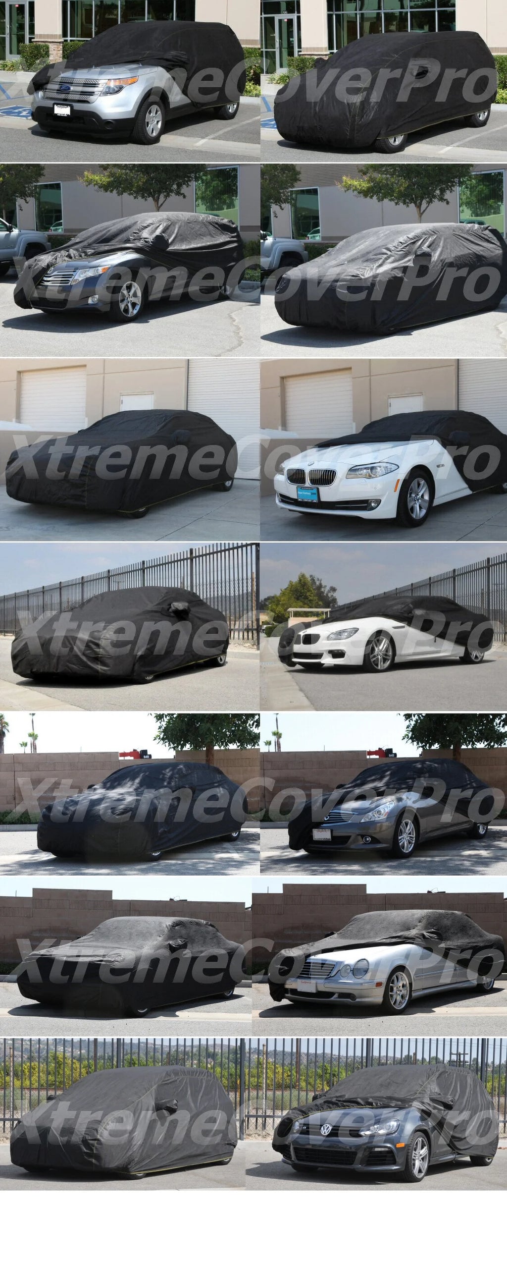 Black Car Cover W5552