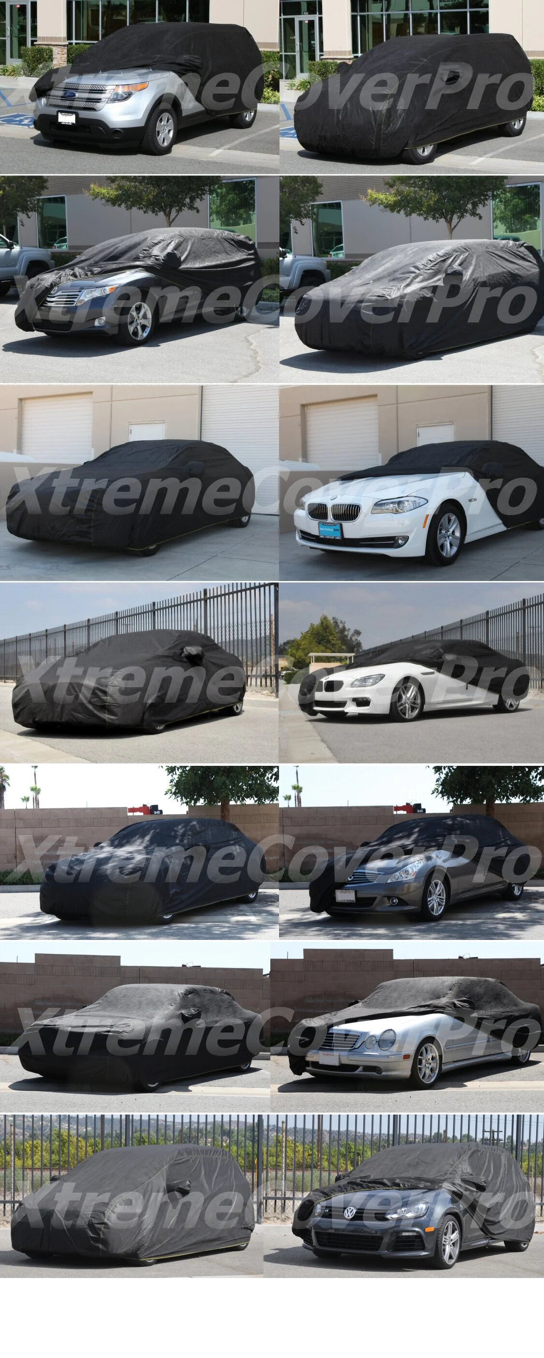 Black Car Cover W5552