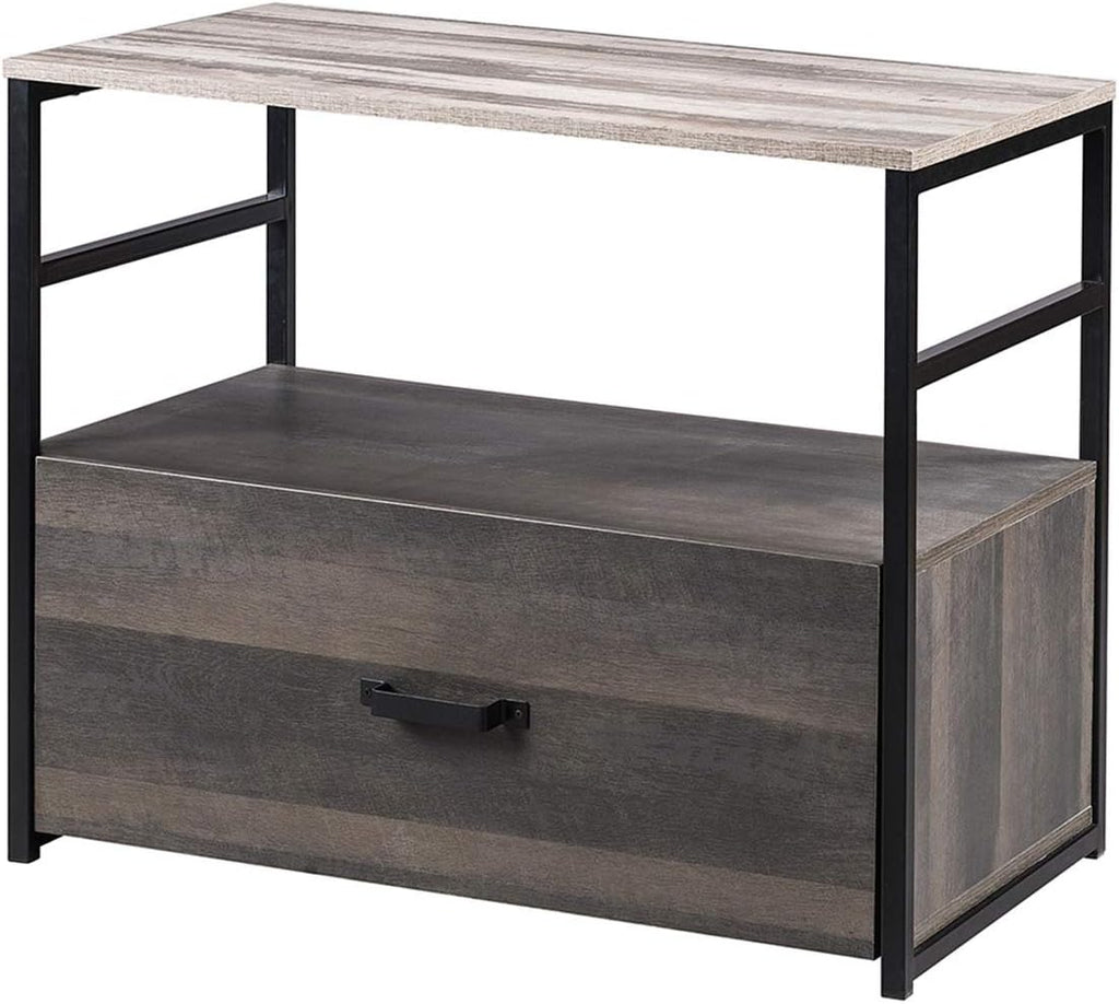 Large Filing Cabinet with Top Open Shelf and Drawer A57773
