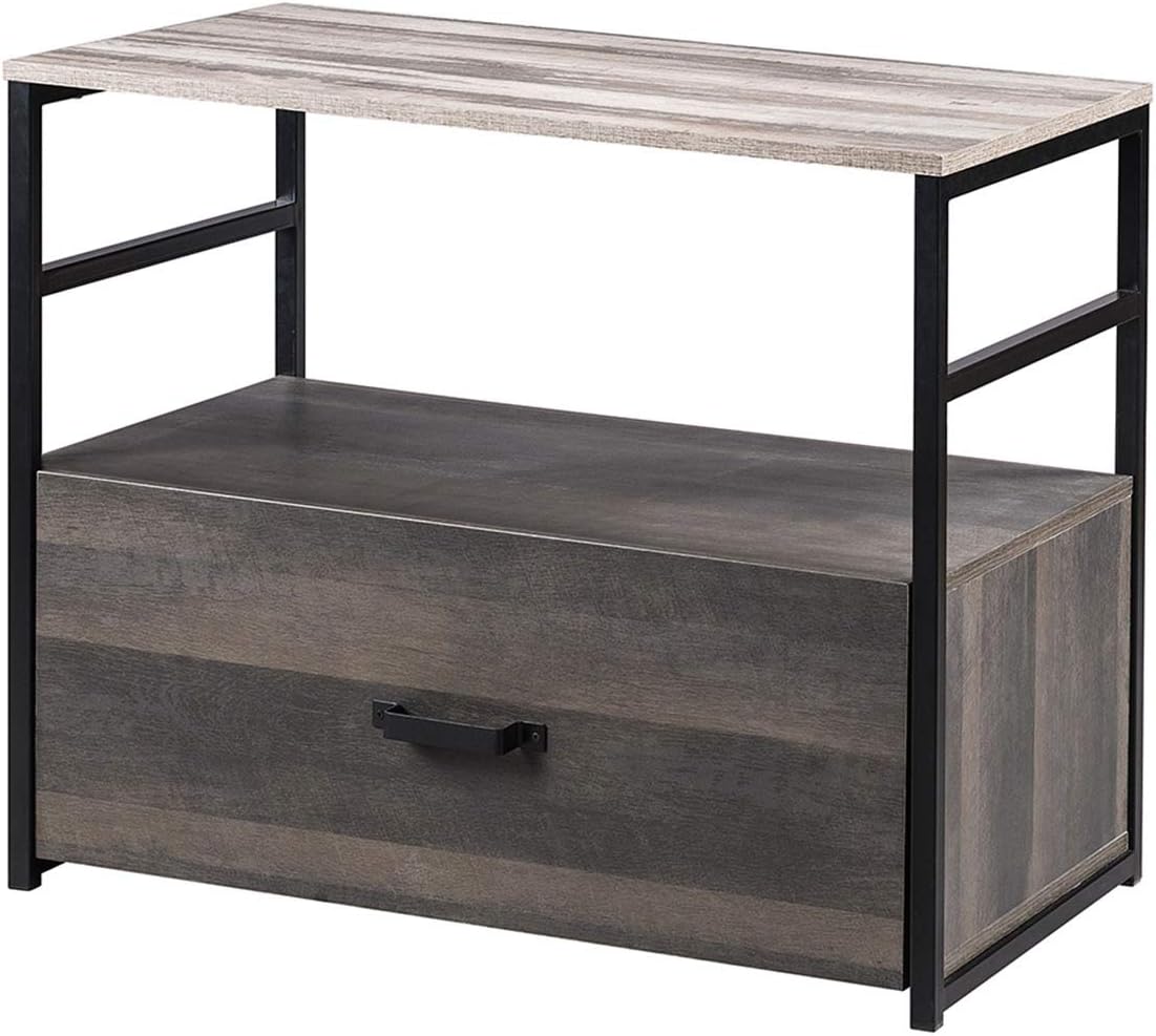 Large Filing Cabinet with Top Open Shelf and Drawer A57773