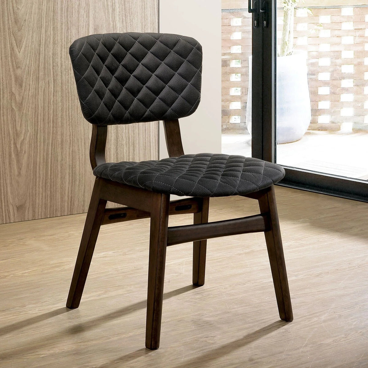 Set of 6 Curved Back Side Chairs J145