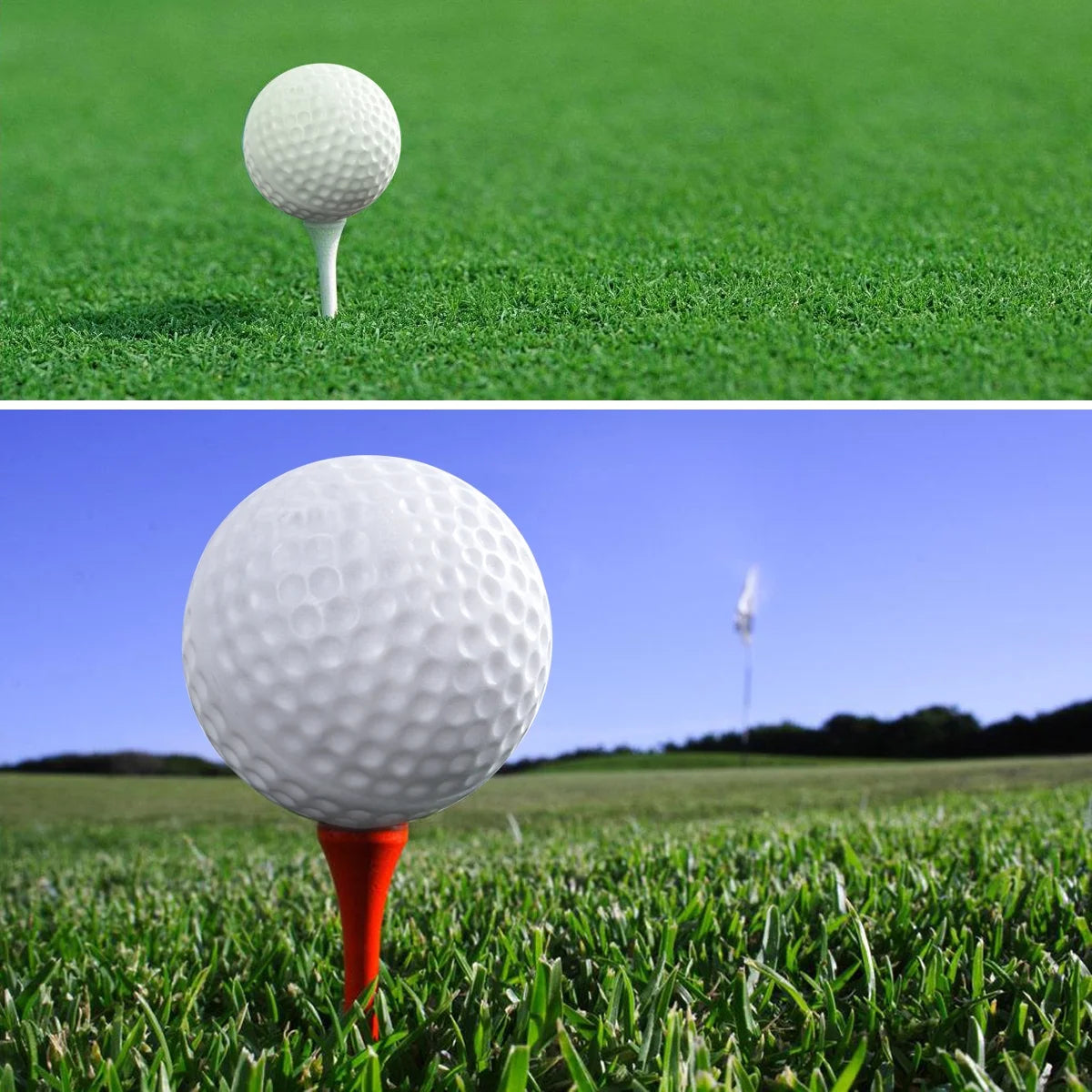 24pcs Plastic Practice Balls (White) D79677