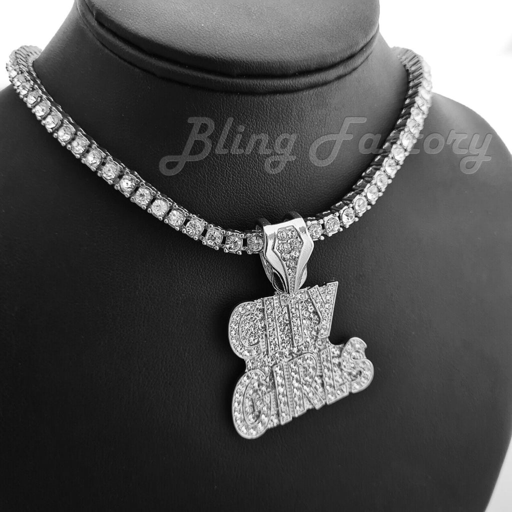 Iced Tennis Chain Necklace Z537