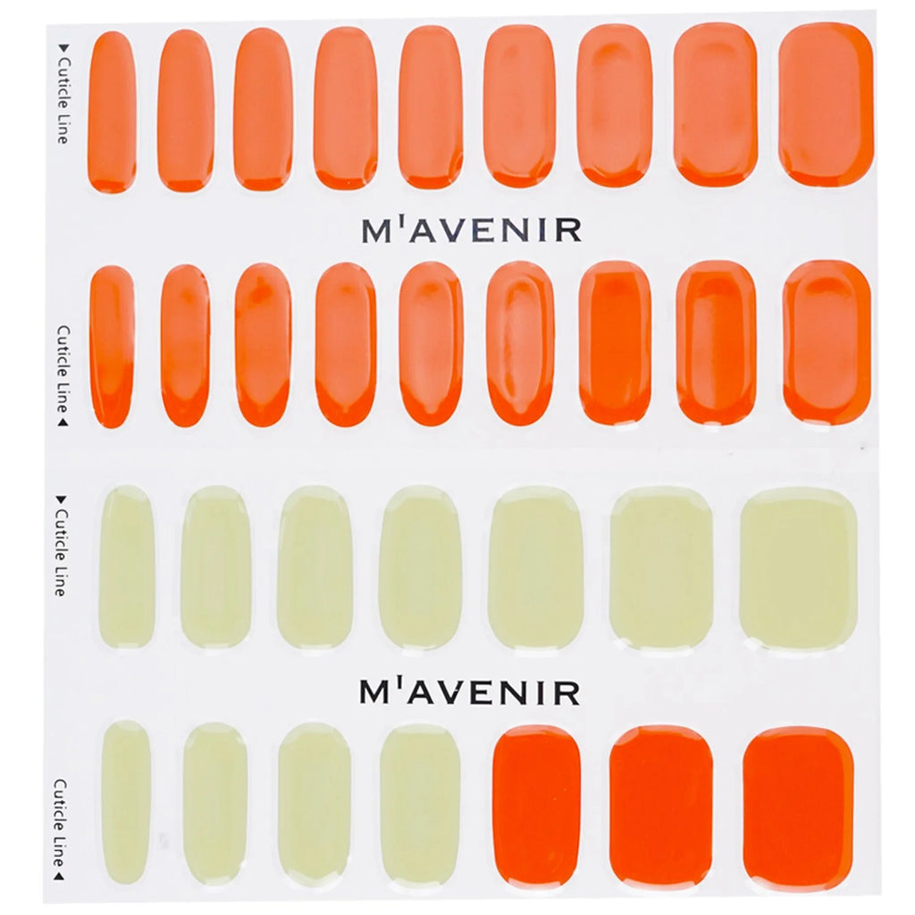 32pcs Orange Nail Sticker M110751