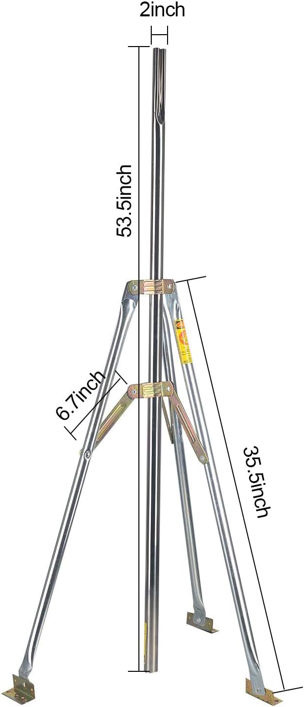 39.4" Heavy Duty Outdoor TV Antenna Mast Pole B37325