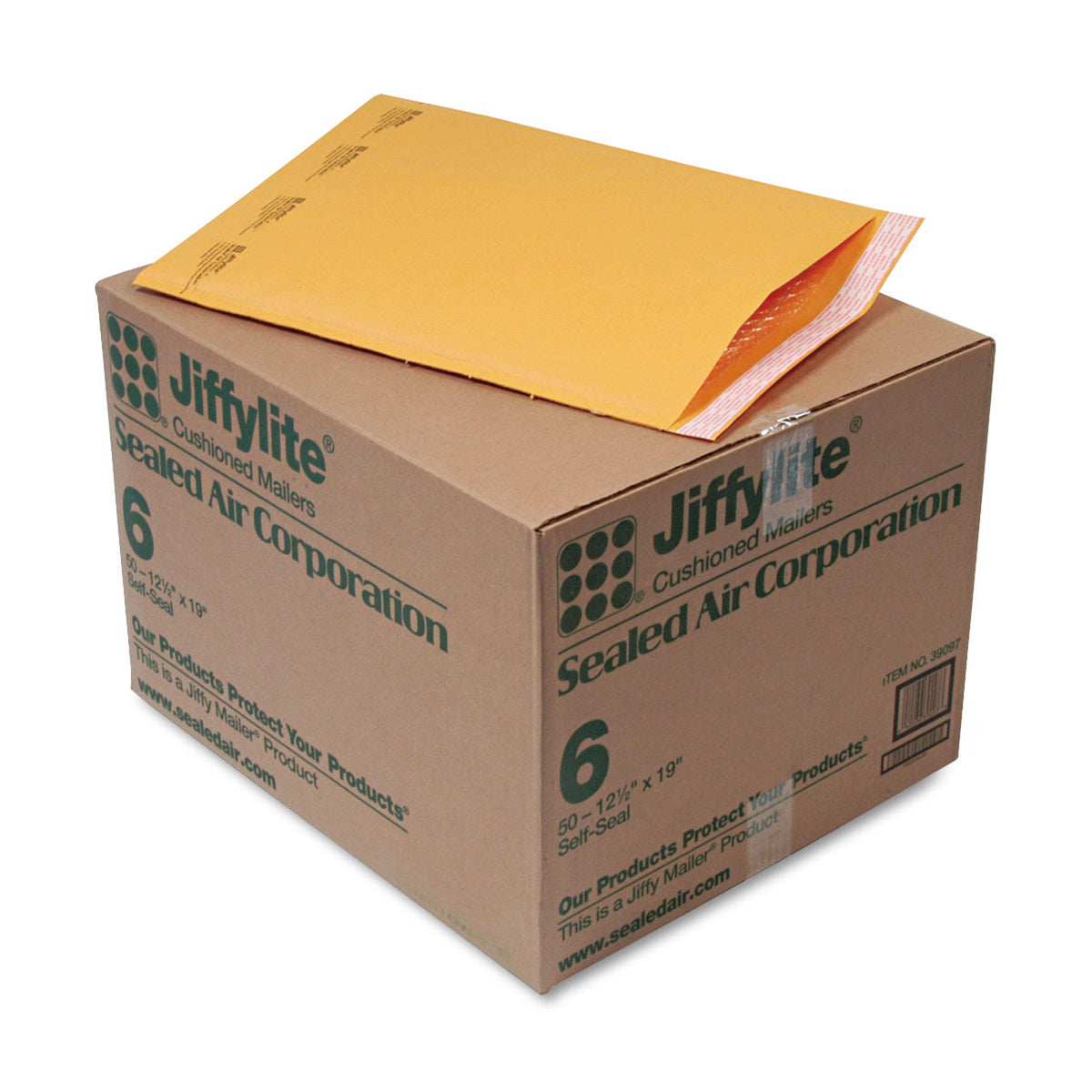 Golden Brown Self Seal Mailer, 50/Carton W841765
