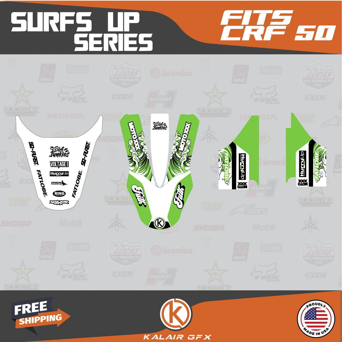 Graphics Kit for Honda CRF50 Z251