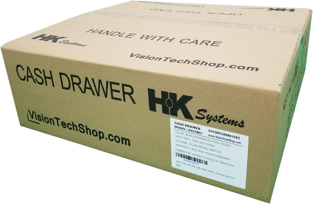 Heavy Duty Black Push Open Cash Drawer H96891
