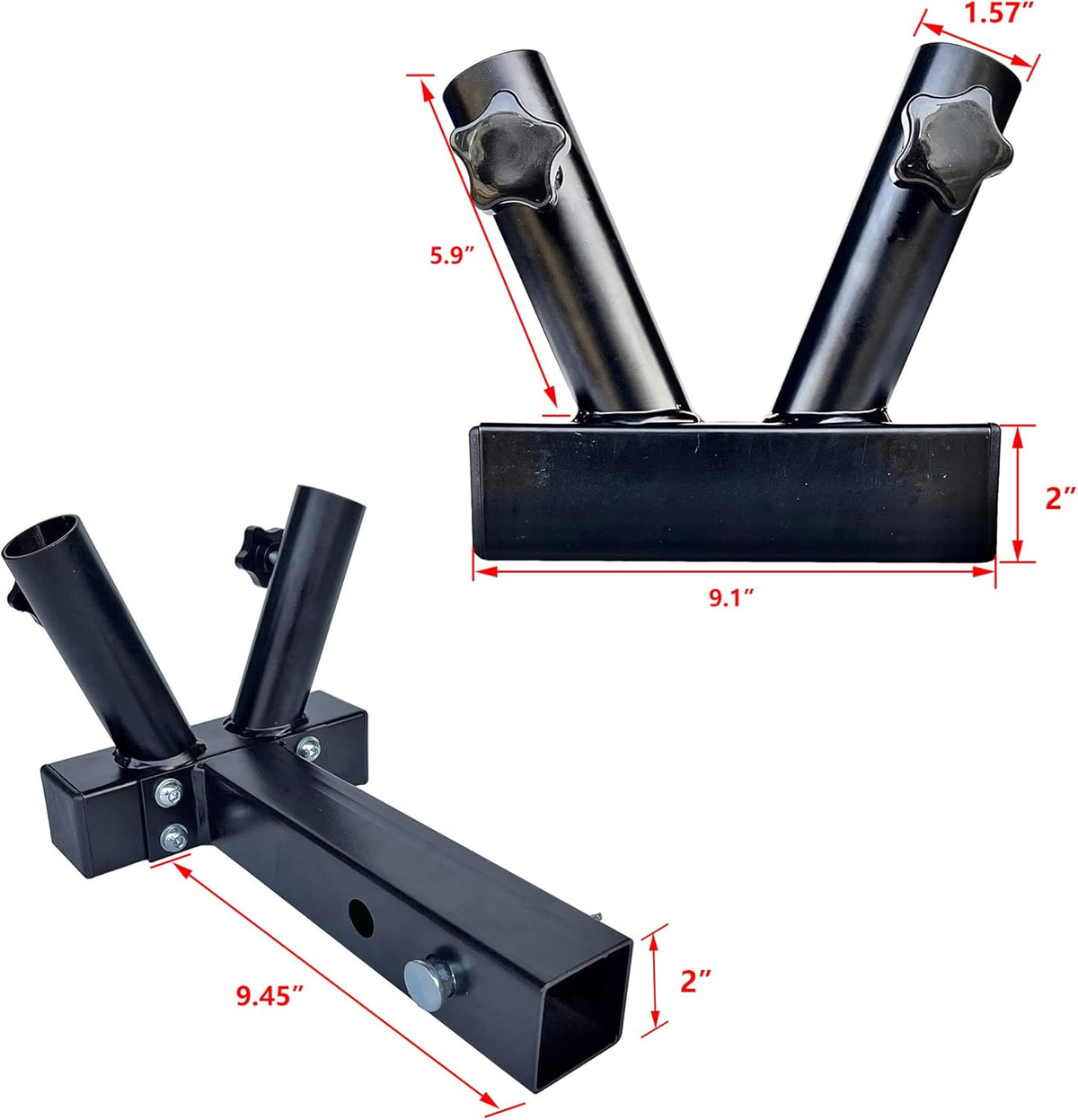 Triple Hitch Flag Pole Holder for Truck D577967