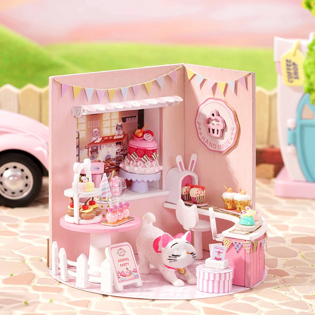 DIY Miniature Dollhouse Kit with LED M7826