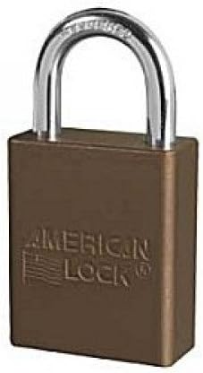 6 Pack Solid Aluminum Body Padlock S882936
