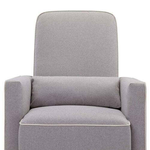 Grey Swivel Glider and Ottoman G175