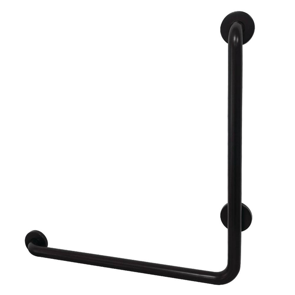 Matte Black 24 in. x 1-1/4 in. Grab Bar H777401