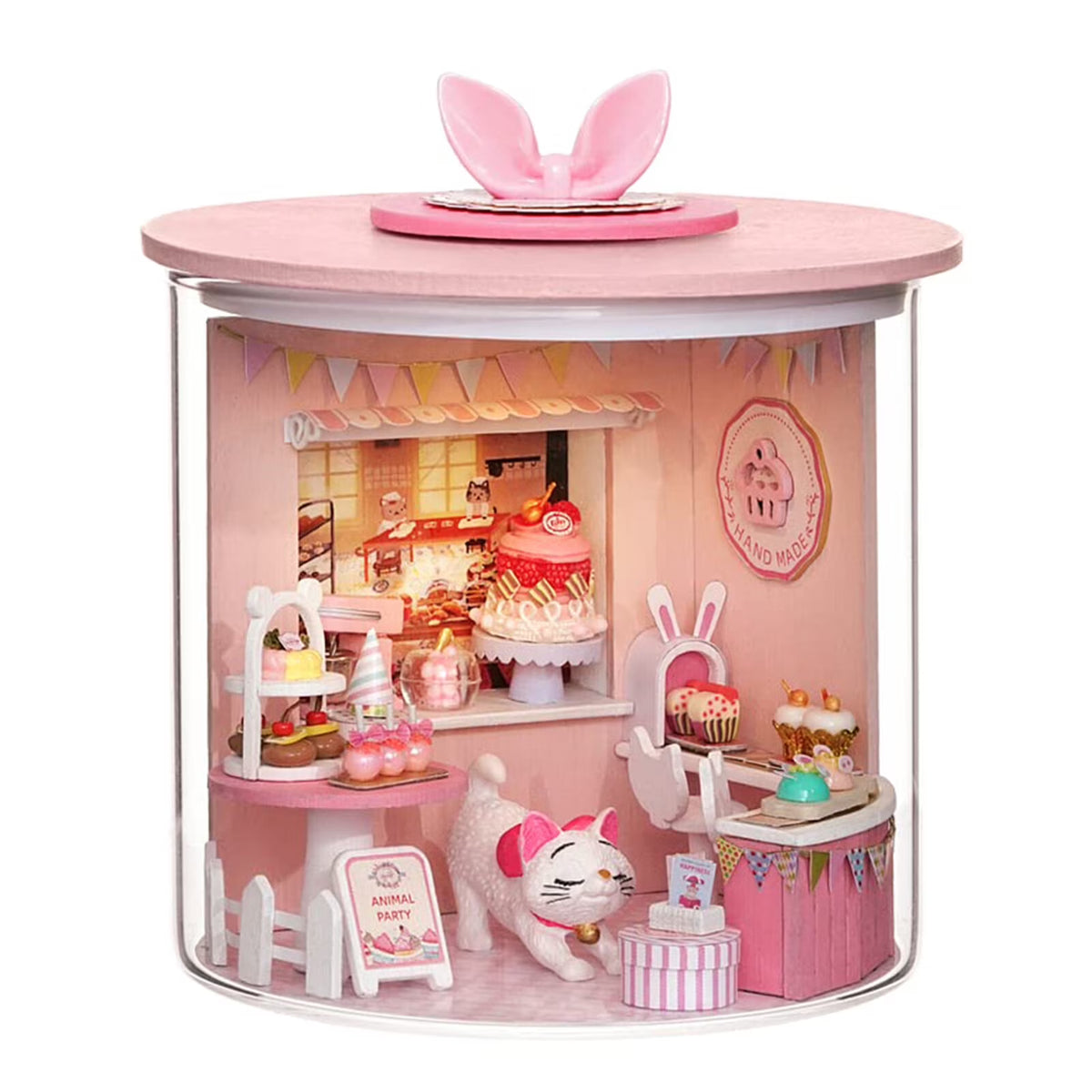 DIY Miniature Dollhouse Kit with LED M7826