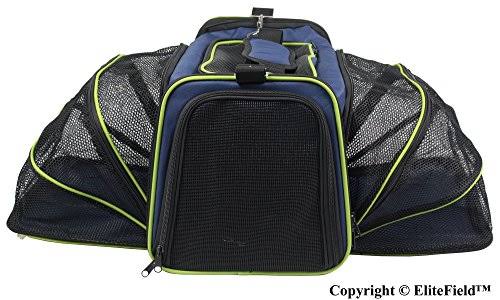Navy Blue Expandable Soft Pet Carrier C1622