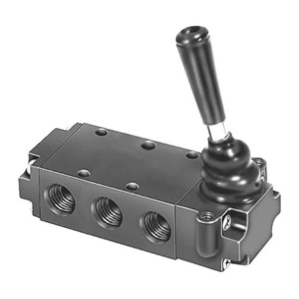 Manual Valve, Lever, 1/4 NPT, 4 Way I161732