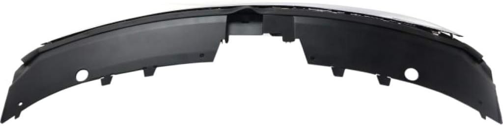 Primed Black Plastic Grille Assembly with Chrome Molding and Distance Sensor Hole Q1622