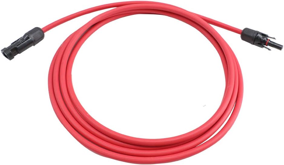 10 AWG 50 Feet Solar Extension Cable with Female and Male Connector C754