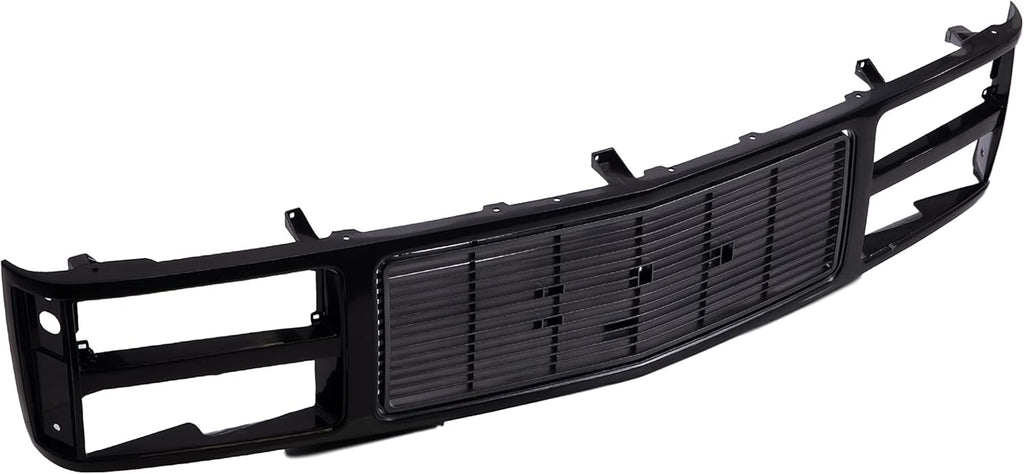 Front Black Grille Assembly Shell Insert for GMC Suburban Yukon Sierra Pickup 1988-1993 T4686