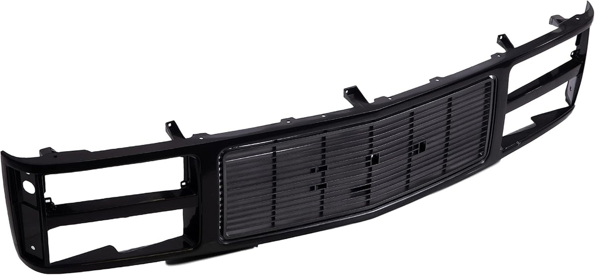 Front Black Grille Assembly Shell Insert for GMC Suburban Yukon Sierra Pickup 1988-1993 T4686
