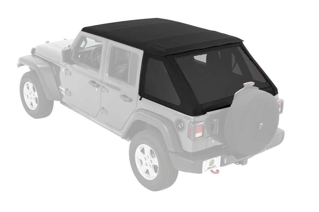 Black Twill Trektop for 4-Door Jeep Wrangler JL T210