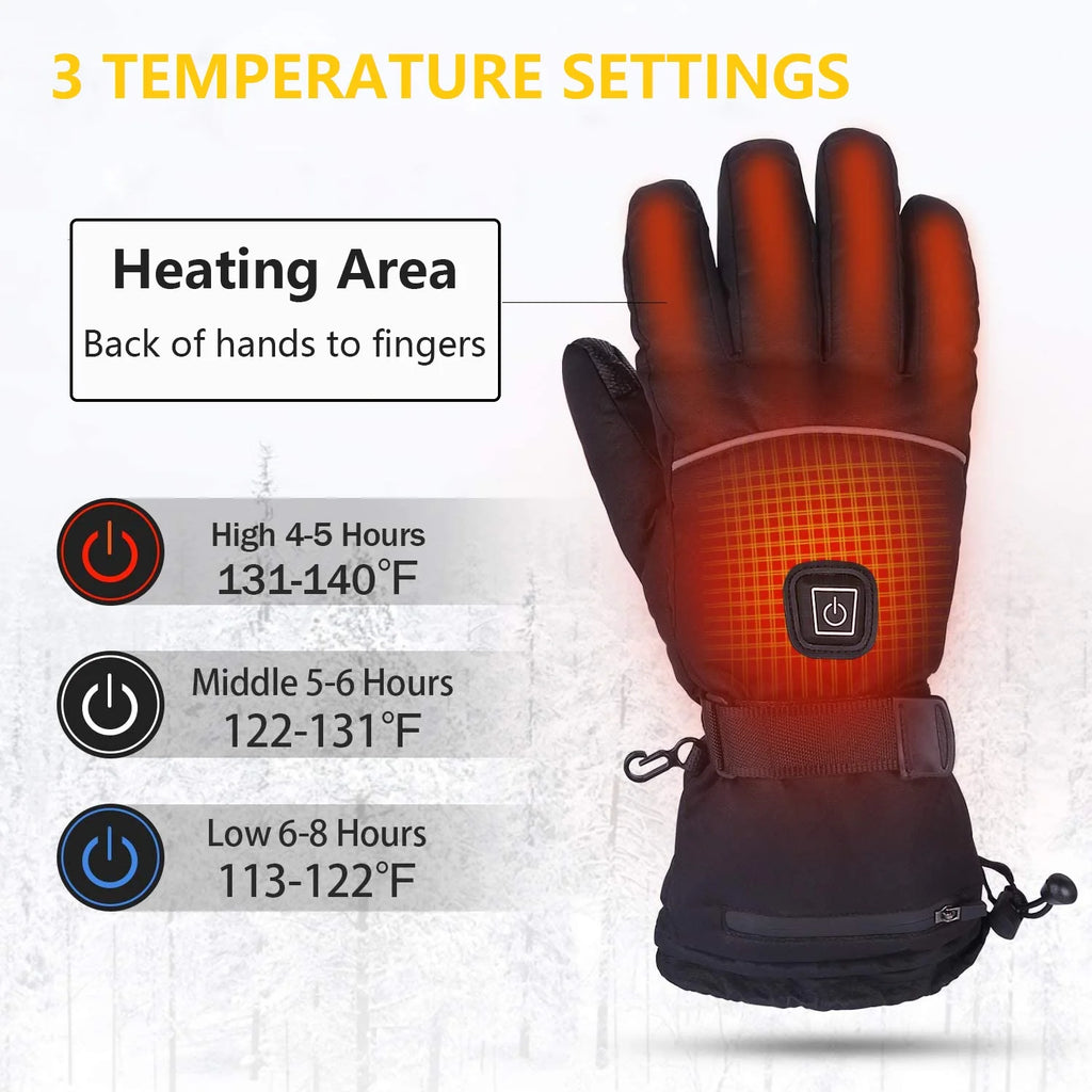 Rechargeable Battery Heated Winter Gloves G2947