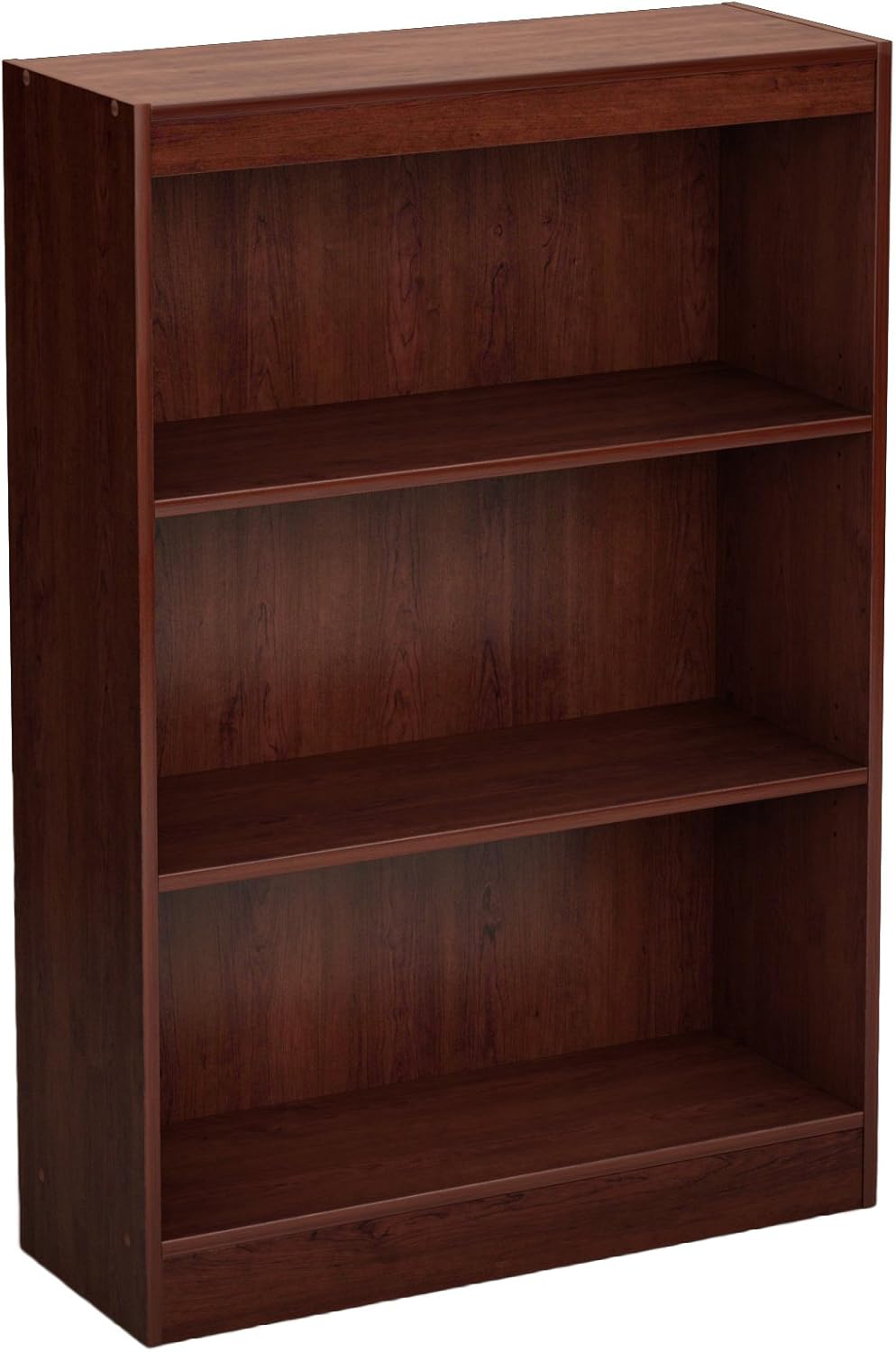 Pure White 3-Shelf Bookcase E365868