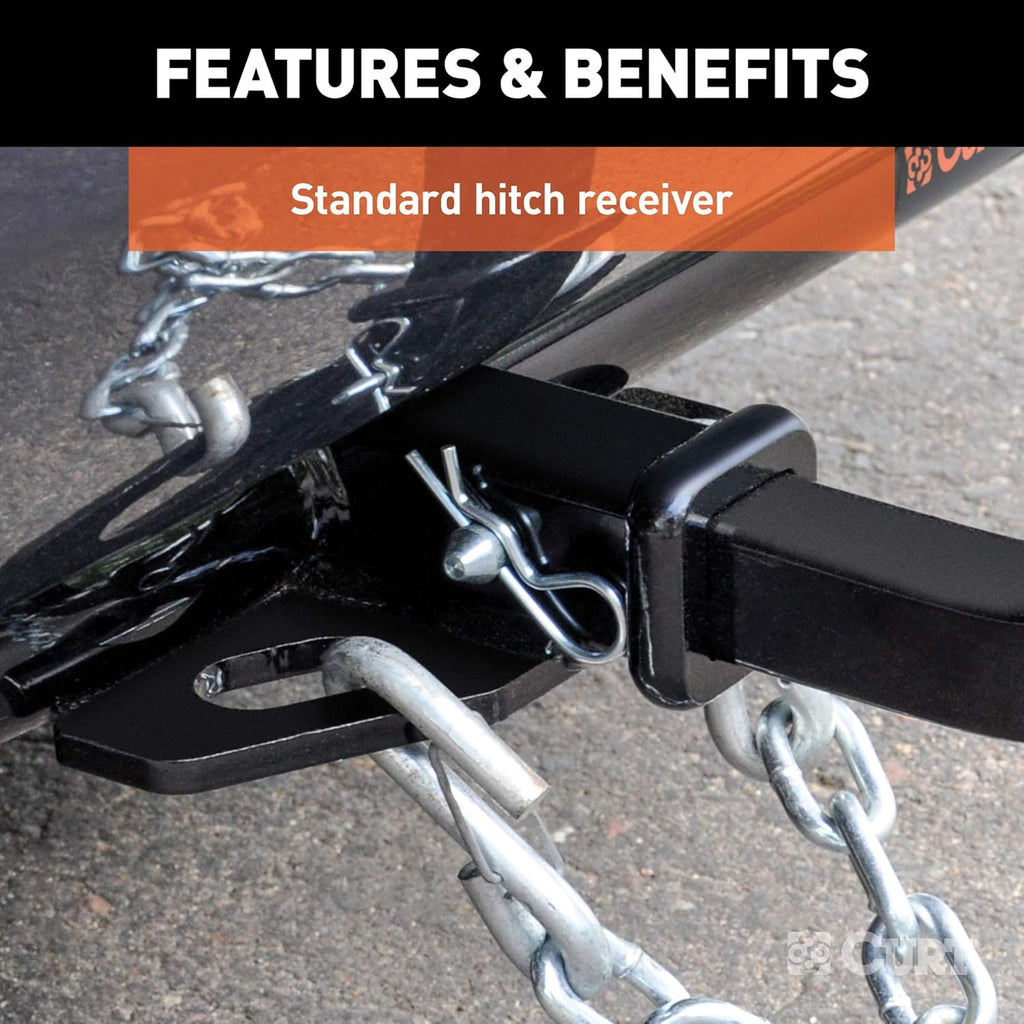 Class 2 Trailer Hitch with Ball Mount, 1-1/4-Inch Receiver H839