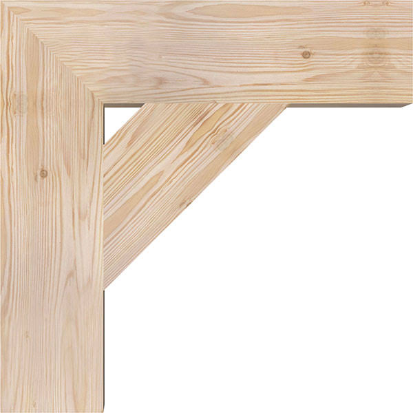Traditional Block Smooth Bracket, Douglas Fir H4894