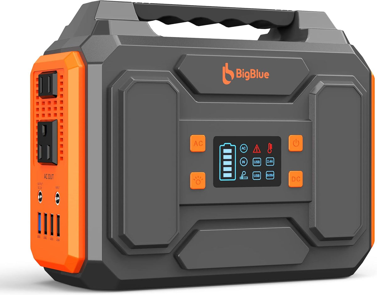 250Wh Portable Power Station Solar Generator with 120V AC Outlets C725822