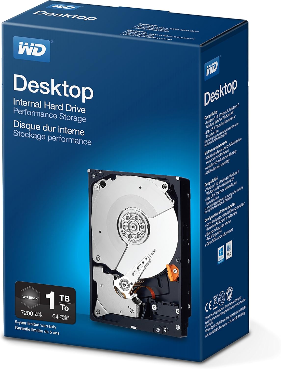 6TB 3.5 Internal Hard Drive H182748