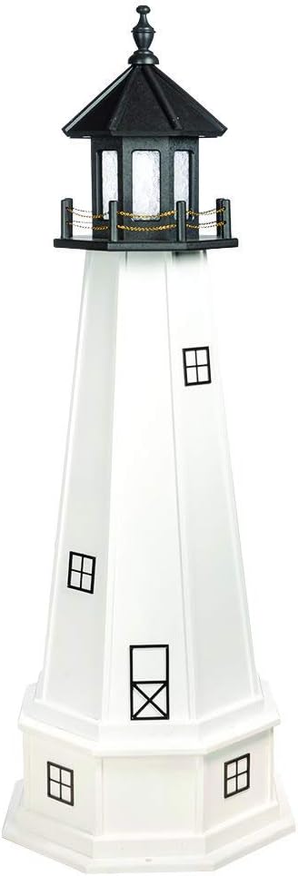 Decorative Lighthouse with Base Wood R36797