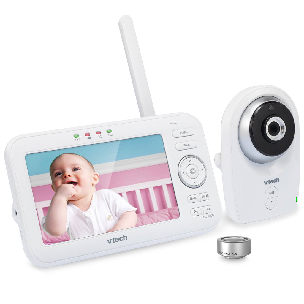 Video Baby Monitor with Interchangeable Wide Angle and Standard Optical Lens R451