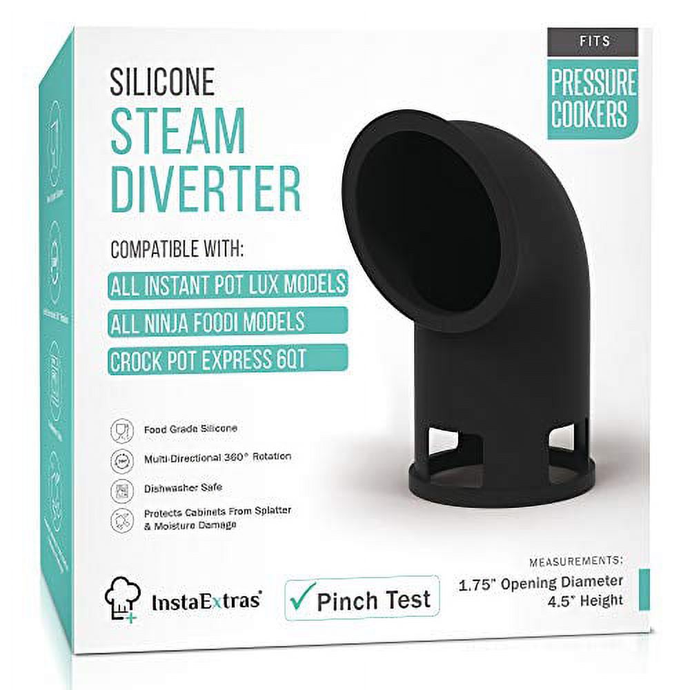 Black Silicone Steam Release Diverter Accessory I769