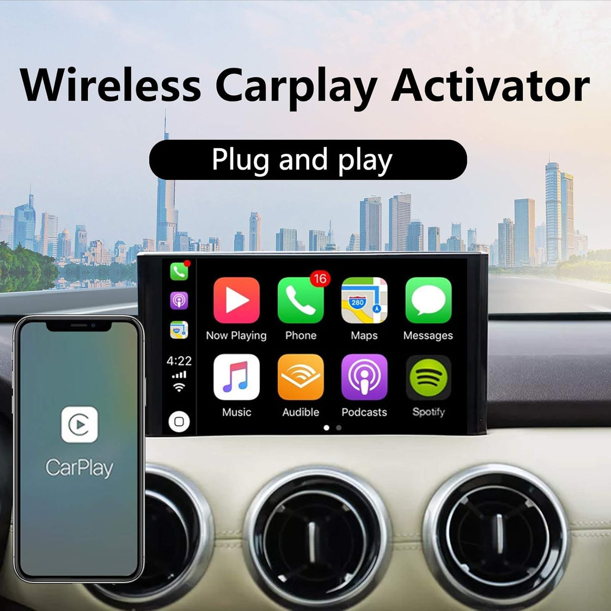 Wireless CarPlay Adapter Pack of 2 O2467