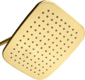 8.5 x 6.5 inch Rectangular Rainfall Shower Head in Polished Brass / Gold Finish Pack of 2 B509115