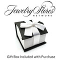 Platinum-plated Diamond Round Hoop Earrings H920687