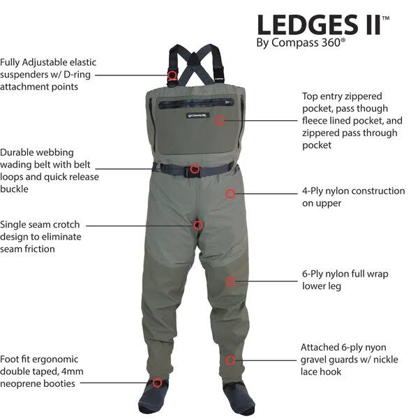 Khaki Sand Breathable Chest Wader J95605