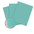 Antique Vellum Aqua Card Stock - 8 1/2 x 11 in 80 lb Cover 100 per Package Q996
