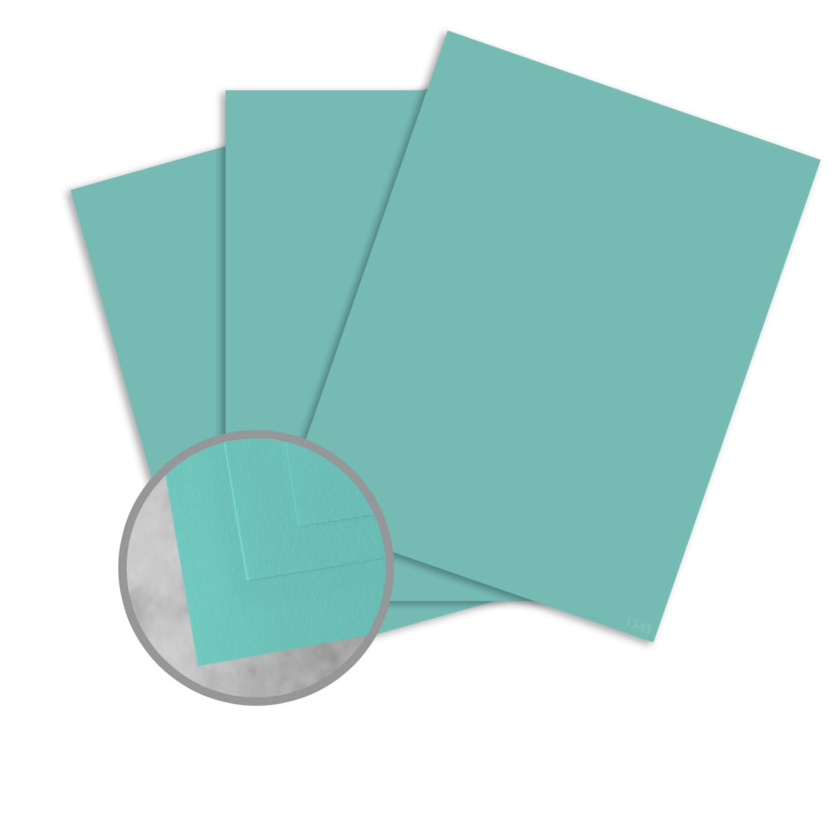 Antique Vellum Aqua Card Stock - 8 1/2 x 11 in 80 lb Cover 100 per Package Q996