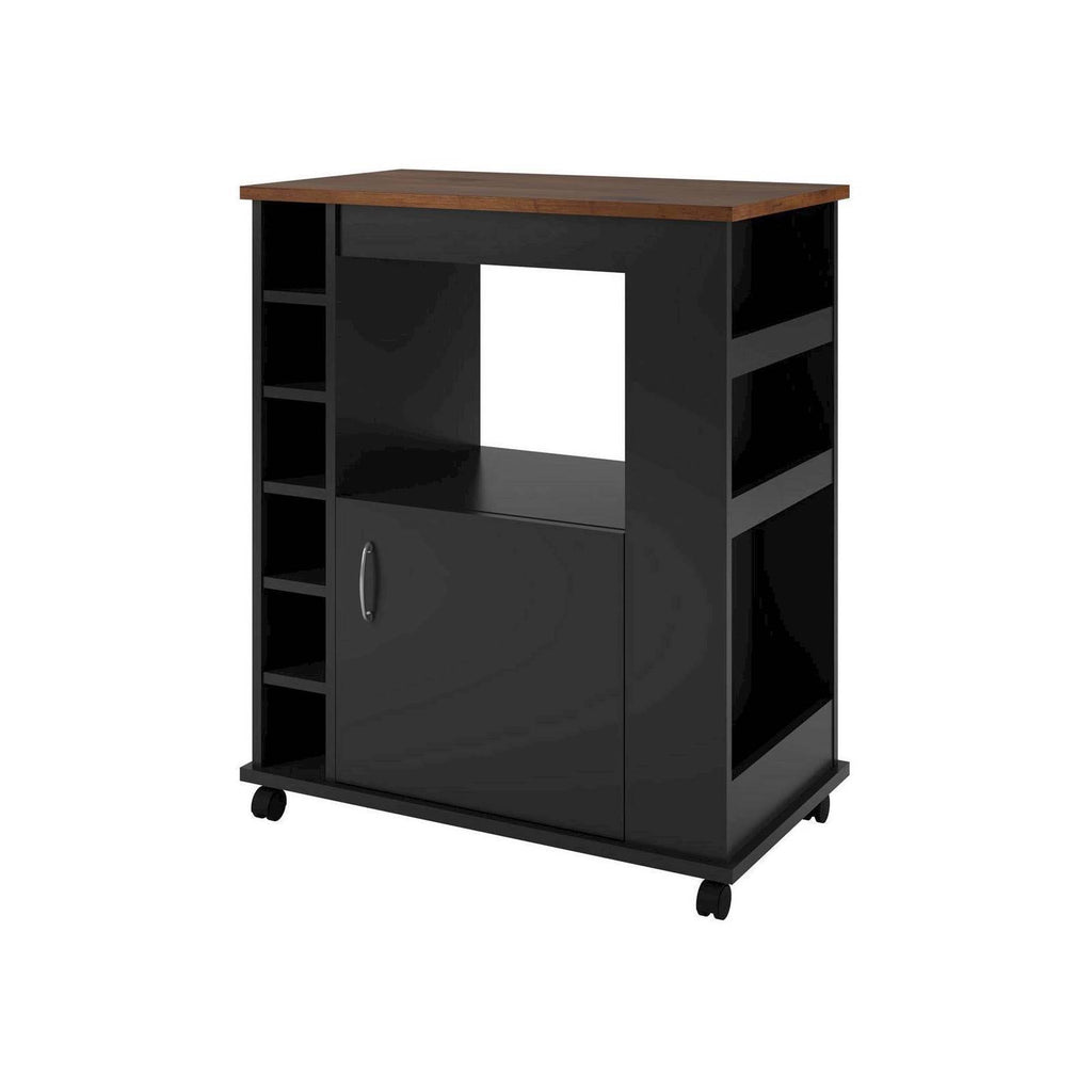 Black Kitchen Cart X819028