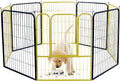 4/8/16 Panels Dog Playpen with Doors J757621